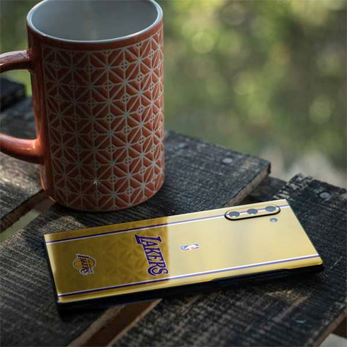 NBA Los Angeles Lakers Jersey Galaxy Note 10 Skin